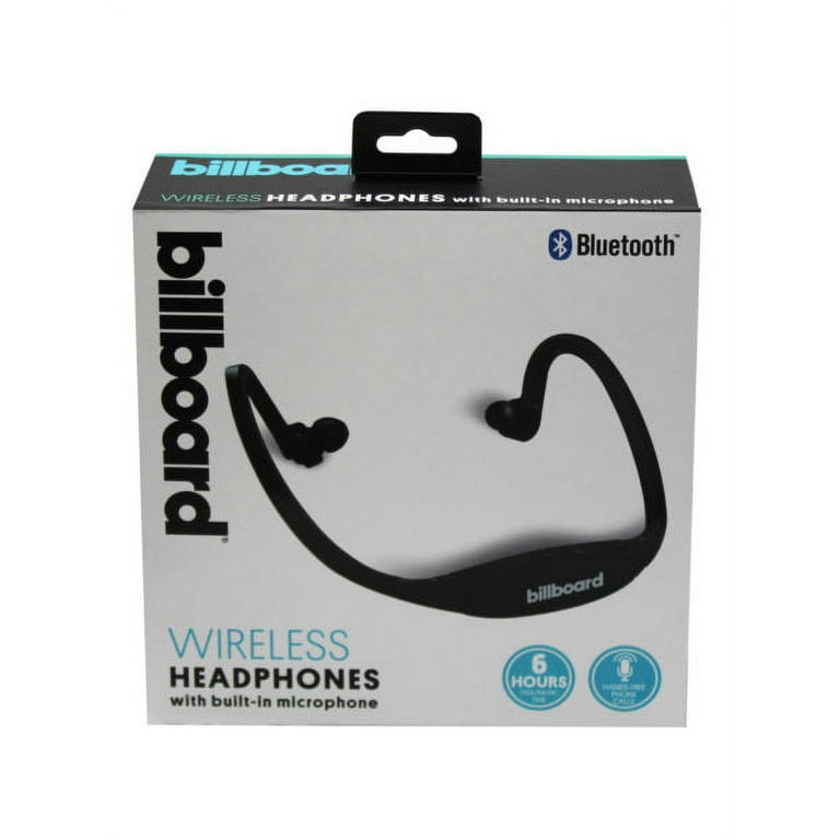 Billboard Bb787 Bt Neckband Earphones Mic Black