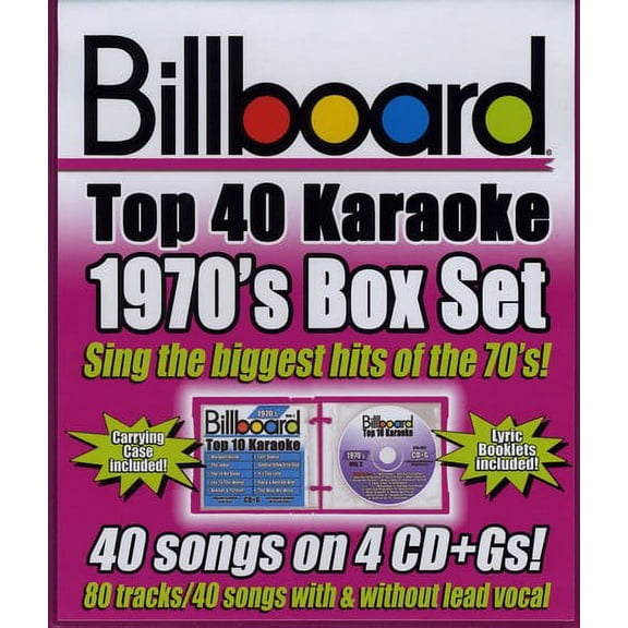 Billboard Top 10 Karaoke: 1970's Box Set (CD)