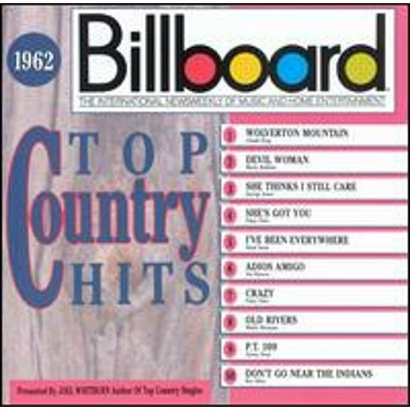 Pre-Owned Billboard Top Country Hits: 1962 (CD 0081227068325) by Various Artists