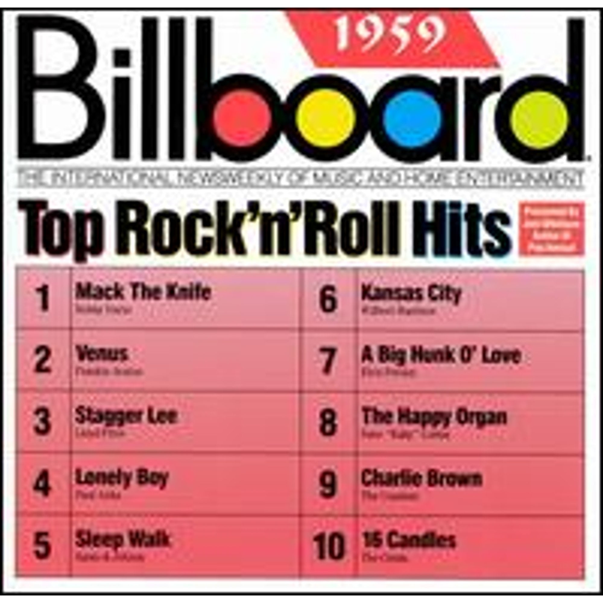 アート・デザイン・音楽 Billboard's Top 10 Charts 1958-1995 アート・デザイン・音楽 Billboard's Top 10 Charts 1958-1995