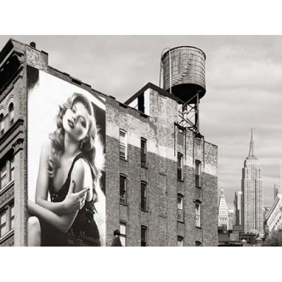 Billboards in Manhattan #1 Poster Print by Julian Lauren (11 x 14)
