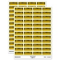 thumbnail image 1 of Billed with Blank Space Fill-in Invoiced Sticker Set - Yellow - Gloss Finish - 1.25" Mini, 1 of 7