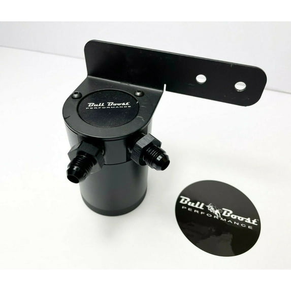 Billet Aluminum 6AN Oil Catch Can Reservoir Tank -6AN Performance W/Bracket