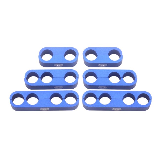 Billet Aluminum 7/8/9.5Mm Spark Plug Wire Separators Dividers Looms