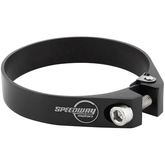 Billet Aluminum Air Intake Turbo Hose Clamp, 3.25 Inch, Black