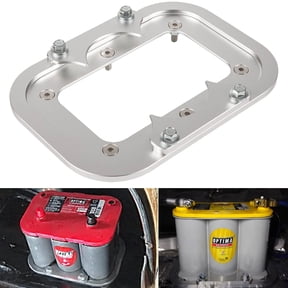 Billet Aluminum Battery Pallet Trunk Battery Hold Down Bracket for Optima 551183