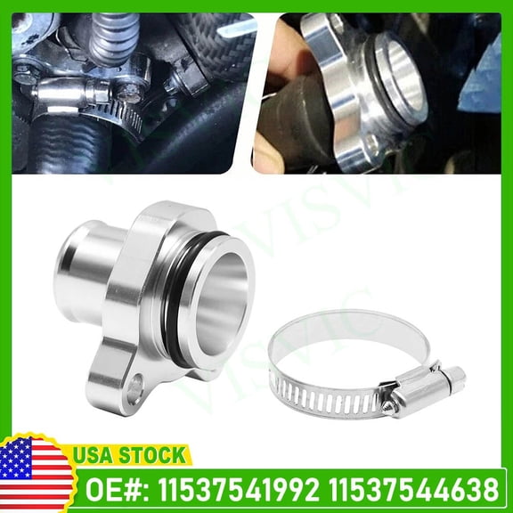 Billet Aluminum Coolant Port Fitting Upgraded For BMW N54 N52 N53 3.0L 335i 325i