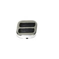 thumbnail image 1 of Billet Aluminum Dimmer Switch Cover with Rubber Inserts, Polished, 1 of 1