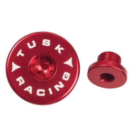 Billet Aluminum Engine Plug Kit Red for Suzuki RMZ450 2005-2019