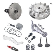 Billet Aluminum Flywheel .308 Camshaft Billet Rod 3.308 Performance Kit with 70mm Flat Top Piston 26lb Spring for 212cc Non-Hemi Predator Engines Minibike Go Kart Performance Parts