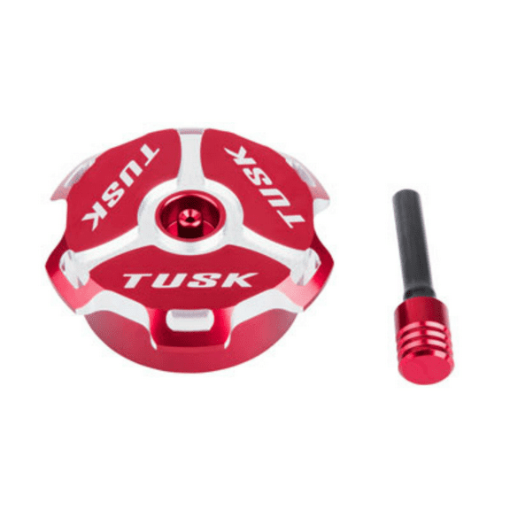 Billet Aluminum Gas Cap Red Machined For Honda