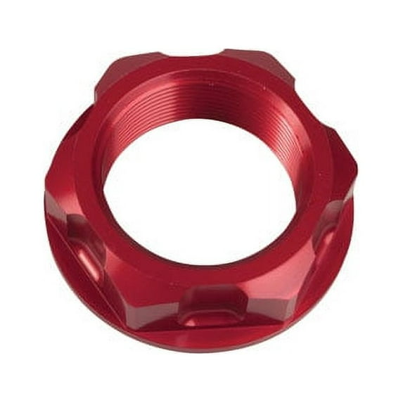 Billet Aluminum Steering Stem Nut Red For Honda
