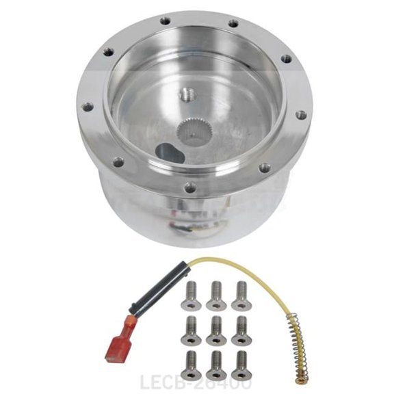 Billet Aluminum Steering Wheel Adapter, Polished