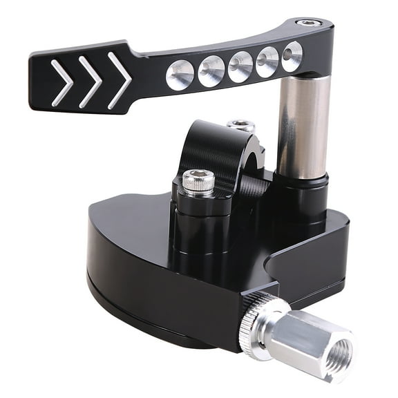 Billet Aluminum Thumb Throttle Assembly Lever 3GG-26250-20-00 Compatible for Yamaha 2009-2023 Banshee Raptor YFZ450 Black