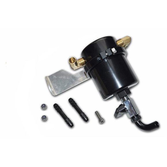 Billet Catch Tank Can Air/Oil Separator Kit for CHEVY/GM TRUCK, 1999-2017 parts 85481 Universal Air/Oil separatorGM_BK C105
