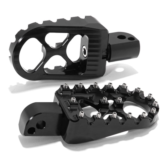 Billet Passenger Wide Foot Pegs Footpegs for Harley Softail M8 18-21 Street Bob Low Rider FXLR FLSB