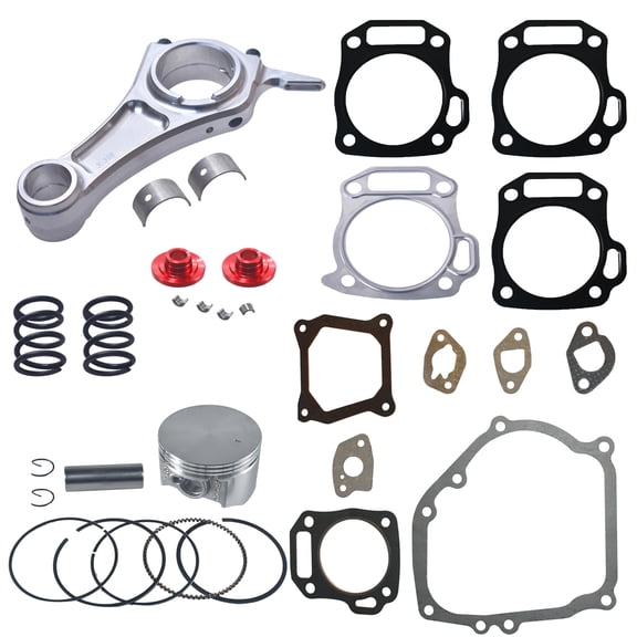 Billet Rod3.308With 70mm Flat Top Piston 26lb Valve Springs Valve Keepers for the Harbor Freight Predator 212cc Hemi and Non-Hemi versions Engine