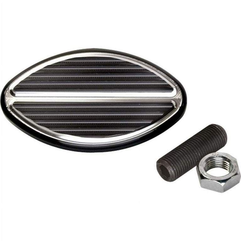 Billet Specialties Brake Pedal Black Oval Billet Specialties Brake Pedal Black Oval