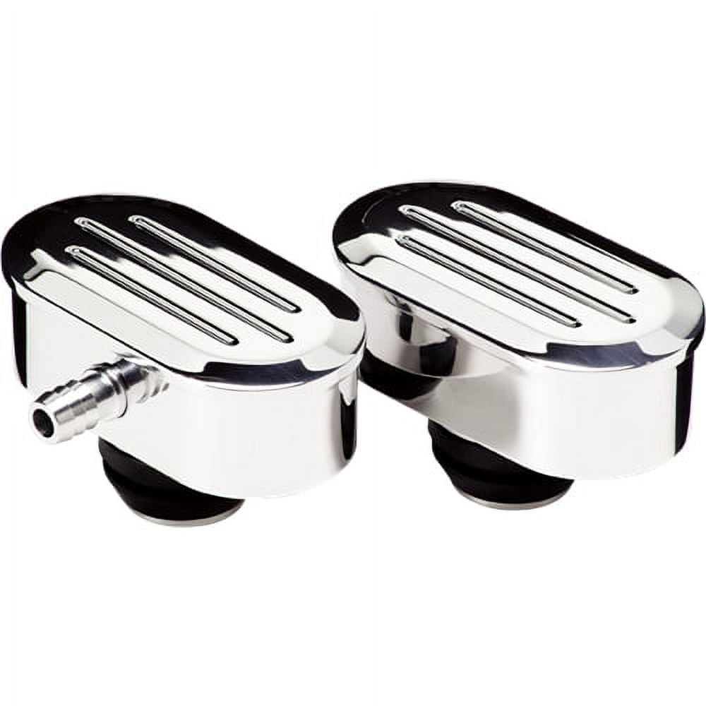 Billet Specialties Polished Breather Oval Style Billet Specialties Polished Breather Oval Style