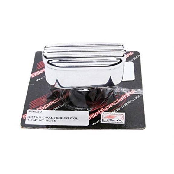 BRTHR OVAL RIBBED POL 1-1/4' VC HOL