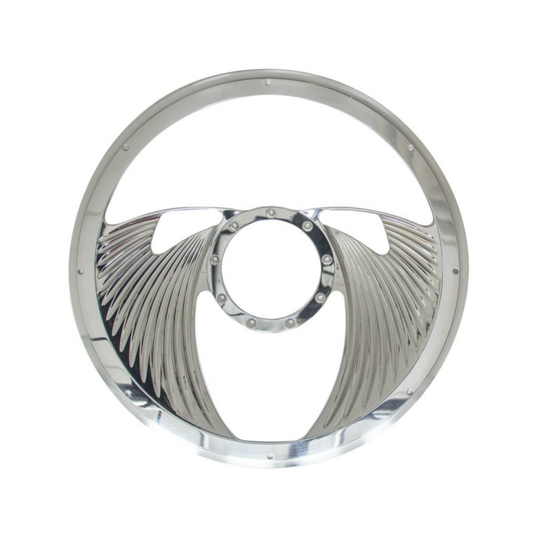 Billet Specialties Steering Wheel Eagle Polished Billet Specialties Steering Wheel Eagle Polished