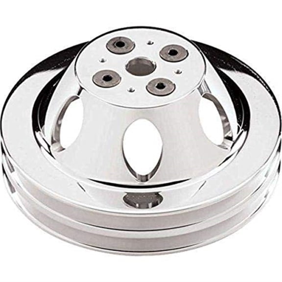 WTR PUMP PULLEY BB SHT 2 GRV POL