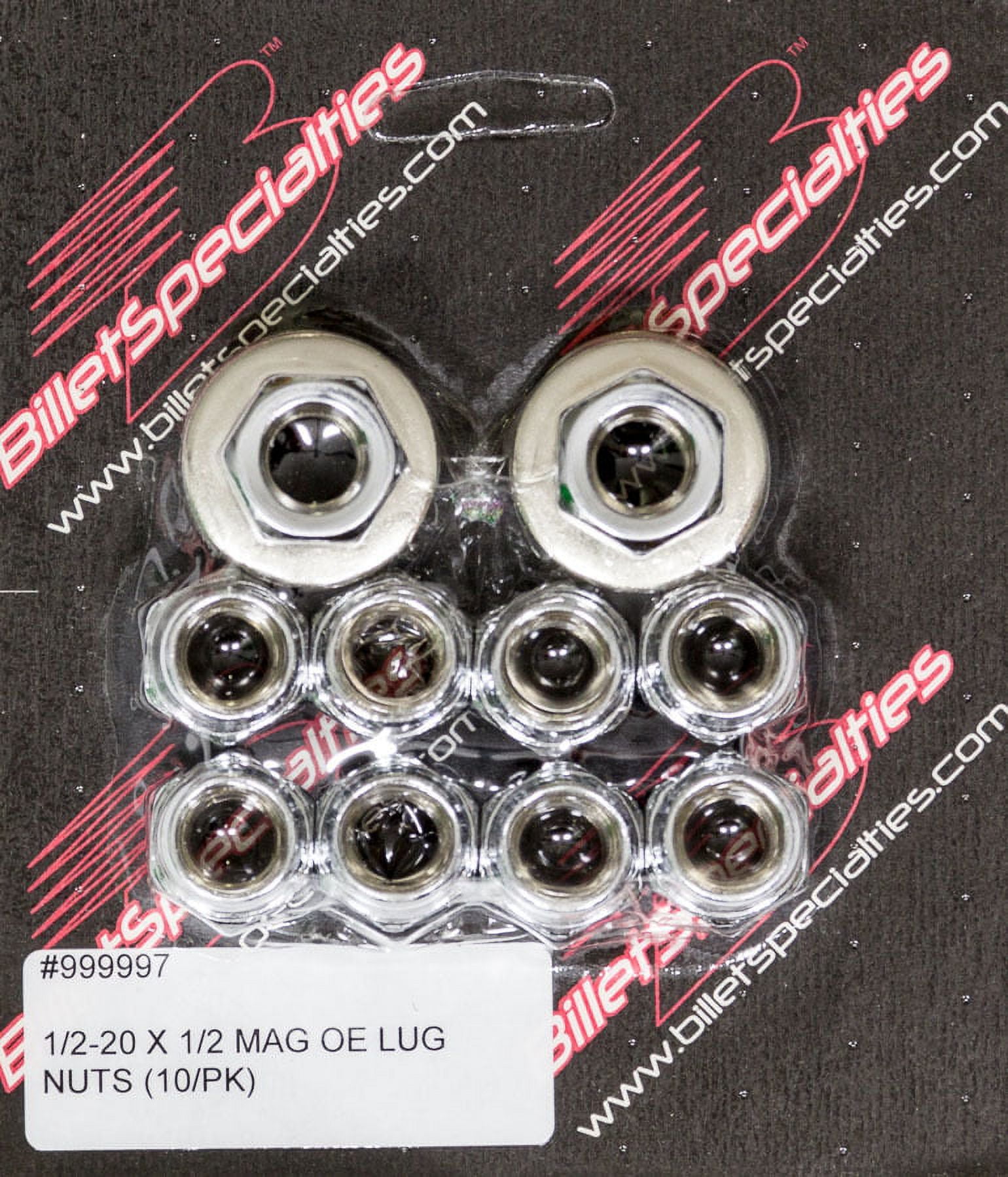 Billet Specialties 1/2-20x1/2 Mag Lug Nuts (10pk)