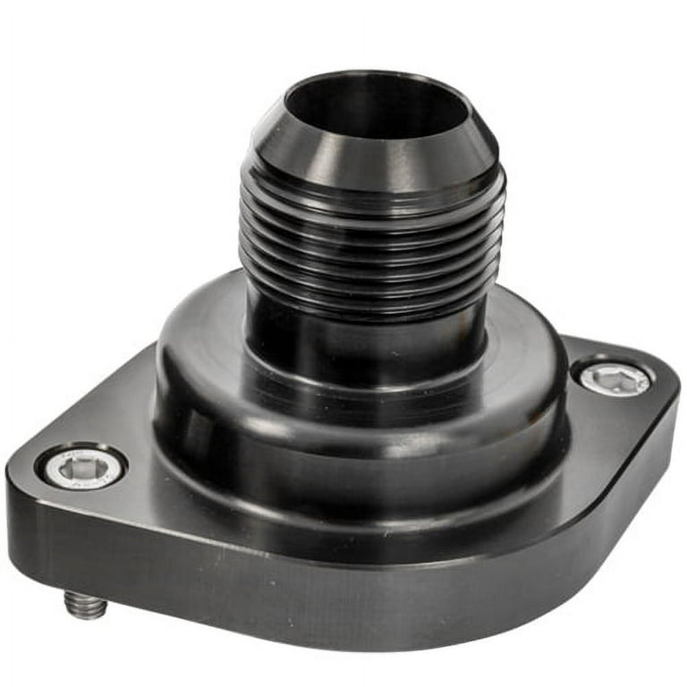 Billet Specialties LS Thermostat Housing w/16AN Male Nipple Black Billet Specialties LS Thermostat Housing w/16AN Male Nipple Black