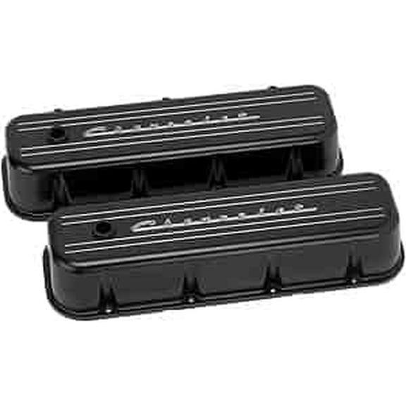 Billet Specialties BLK96123 Big Block Valve Covers - Tall