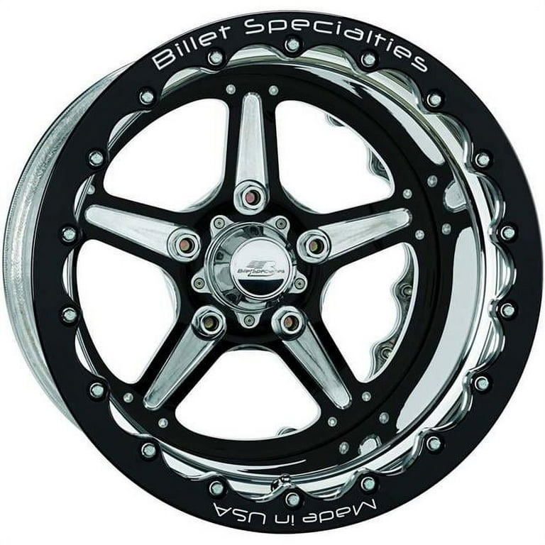 Billet Specialties Street Lite Black Wheel 15x8 4.5 Billet Specialties Street Lite Black Wheel 15x8 4.5