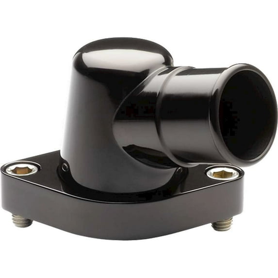Billet Specialties Black Chevy 15 Degree Water Neck