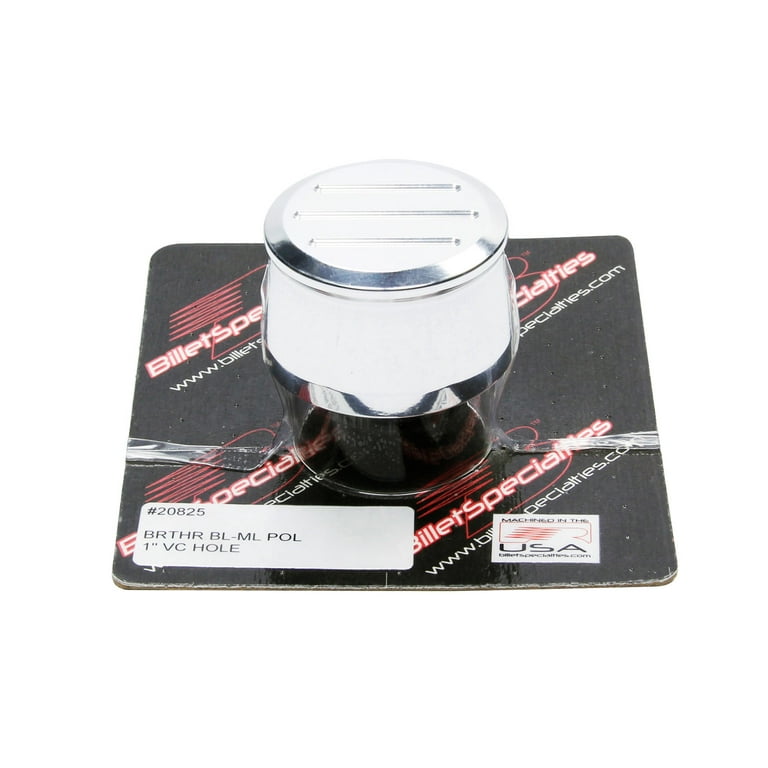 Billet Specialties Round Ball Milled Breather Billet Specialties Round Ball Milled Breather