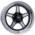thumbnail image 1 of Billet Specialties Street Lite Black Wheel 15X4 1.625IN BS, 1 of 2