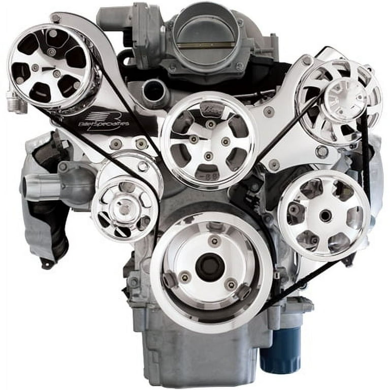 Billet Specialties Pulley Kit LS1/2/3/6 Tru Trac Black Billet Specialties Pulley Kit LS1/2/3/6 Tru Trac Black