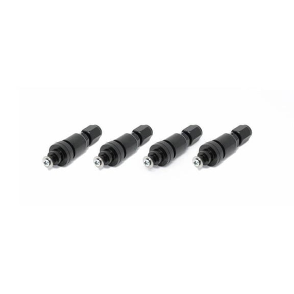 Billet TPMS Valve Stem Kit for 2008 Plus Subaru Legacy Impreza WRX-STI, Black