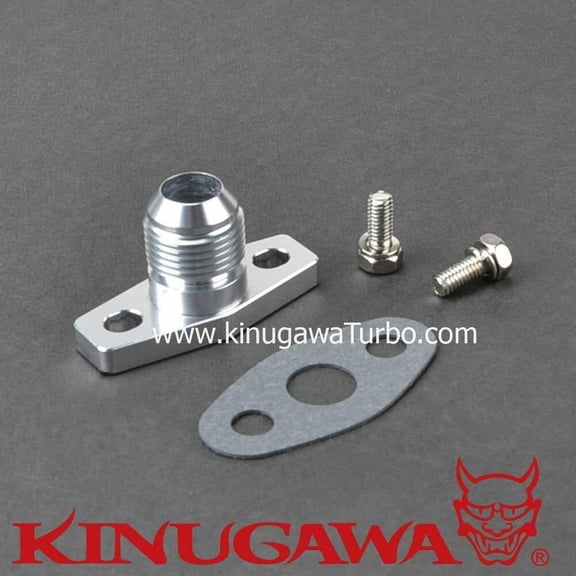Billet Turbo Oil Drain Return Flange Kit to 10AN AN10 TD04 TD05 TD06 / IHI RHF4