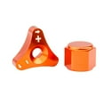 thumbnail image 1 of Billet WP Fork Adjuster Knobs Orange Compatible With Gas Gas MC 50 2021, 1 of 1