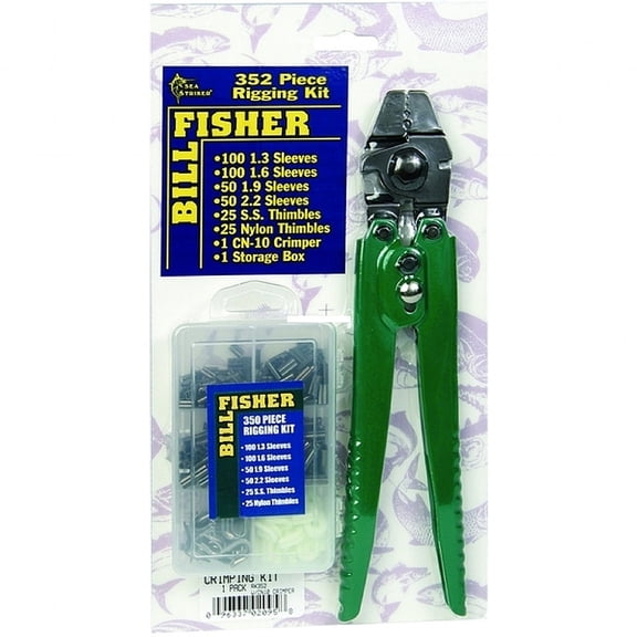Billfisher Rigging Kit 351 Pc w/CN-10 Crimper 351 Piece , RK352