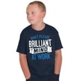 thumbnail image 1 of Billiant Mind Autism Awareness Crewneck T Shirts Boy Girl Teen Brisco Brands L, 1 of 6