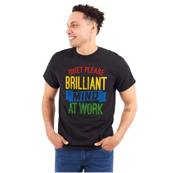 Billiant Mind Autism Awareness Men's Graphic T Shirt Tees Brisco Brands X