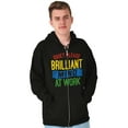 thumbnail image 1 of Billiant Mind Autism Awareness Zip Up Hoodie Men's Women's Brisco Brands S, 1 of 6