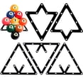 thumbnail image 1 of Billiard Ball Rack, 6pcs Triangle Ball Rack Pool Table Ball Holder Positioning Rack Billiard Accessory Magic Pool Rack, 1 of 7