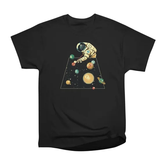 Billiard Ball Solar System by Tobe Fonseca T-Shirt Tee Gift For Him ...