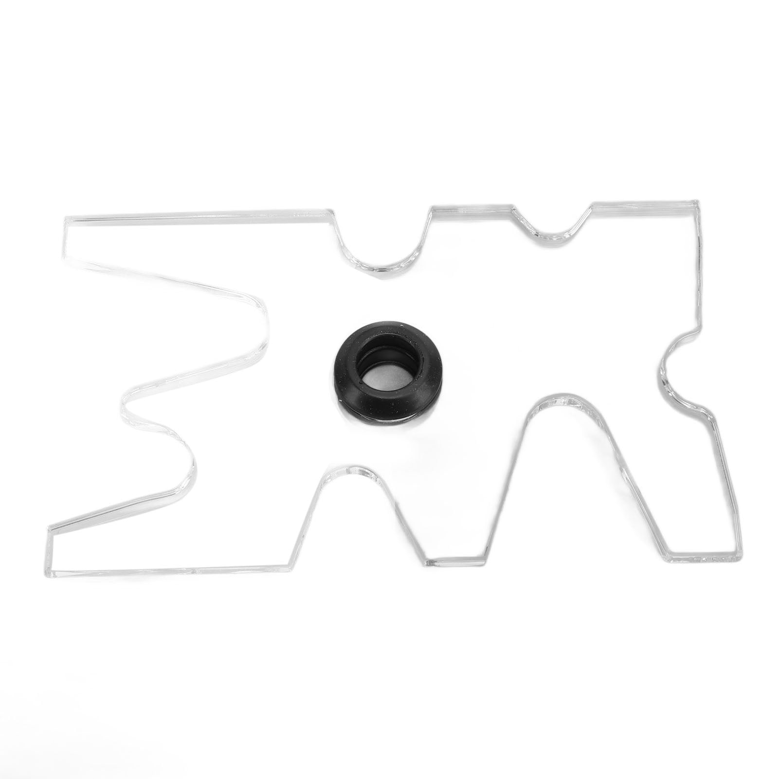 Billiard Bridge Head Portable Clear Acrylic Snooker Pool Cue Moosehead