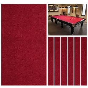 Billiard Cloth, 8.5ft Pool Table Felt Cloth for 8ft Pool Tables, Nylon & Felt Blended Billiard Protector with 6 Cloth Strips, Super Cloth Stretching Capacity, Used for Home, Clubs, Bars