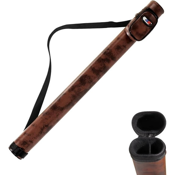 Billiard Cue Cases, 1x1 Deluxe Hard Billiard Pool Cue Stick Carrying Case, Pool Billiards Accessories (Several Colors Available)