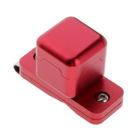 Billiard Cue Chalk Case Holder Chalks Carrier - Red