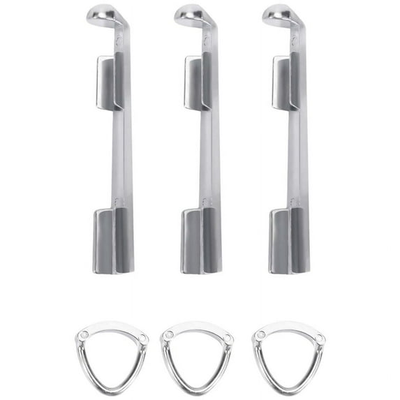Billiard Cue Clamp 3 Pcs Pool Tip Alloy Stick Repair Kit for Table Tips Accessories