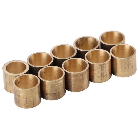 Billiard Cue Ferrules, 10 Pack Copper Tips for Pool Snooker, Long,Lasting Performance