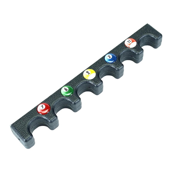 Billiard Cue Holder Pool Cue Rack Cue Stick Rest 6 Slot Design for Table Chair or Desk Mount for Adults